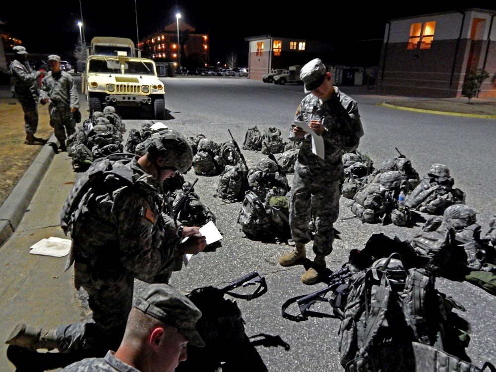 Soldiers test policies, procedures for emergency readiness