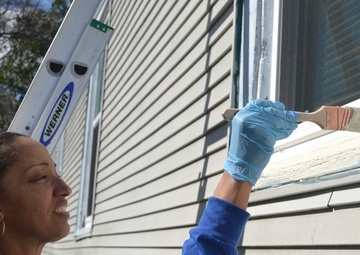Service members come together for NBA Cares All-Star Day of Service