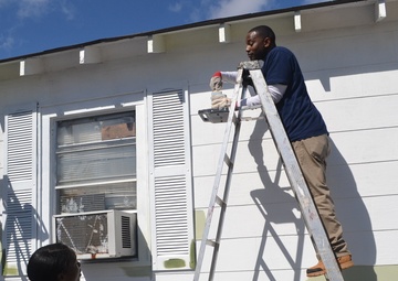 Service members come together for NBA Cares All-Star Day of Service
