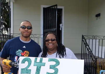 Service members come together for NBA Cares All-Star Day of Service