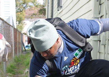 Service members come together for NBA Cares All-Star Day of Service