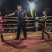 Muay Thai fighters hold exhibition matches for service members during CG 14