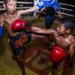 Muay Thai fighters hold exhibition matches for service members during CG 14