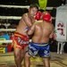 Muay Thai fighters hold exhibition matches for service members during CG 14