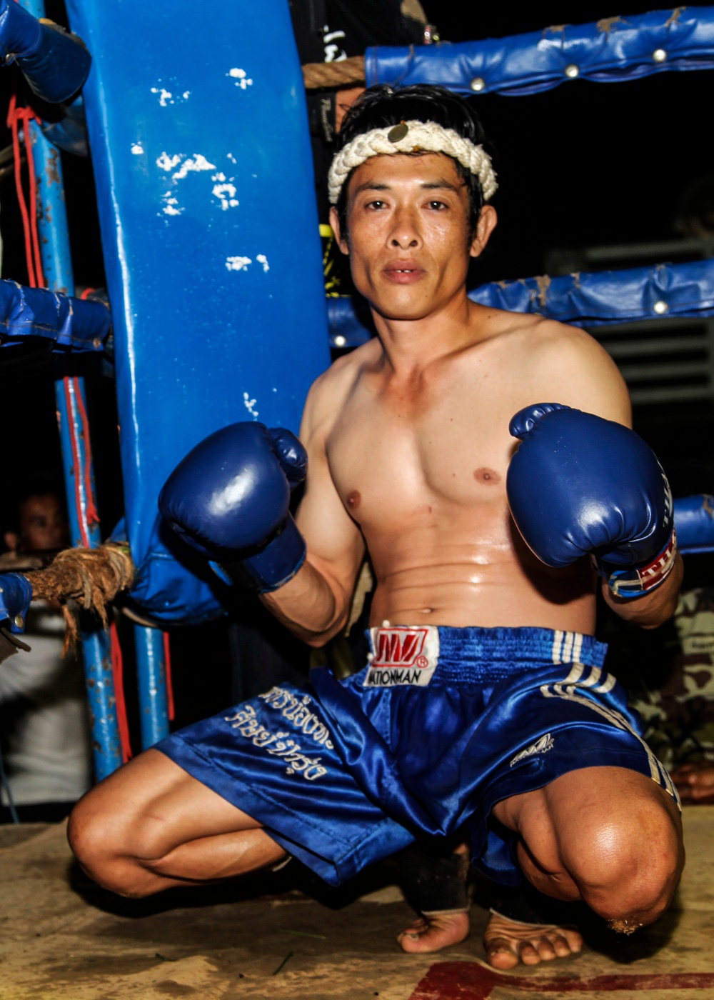 Muay Thai fighters hold exhibition matches for service members during CG 14