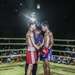 Muay Thai fighters hold exhibition matches for service members during CG 14