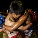 Muay Thai fighters hold exhibition matches for service members during CG 14