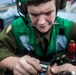 VMM-263 Marines maintain aircraft on USS Bataan flight deck