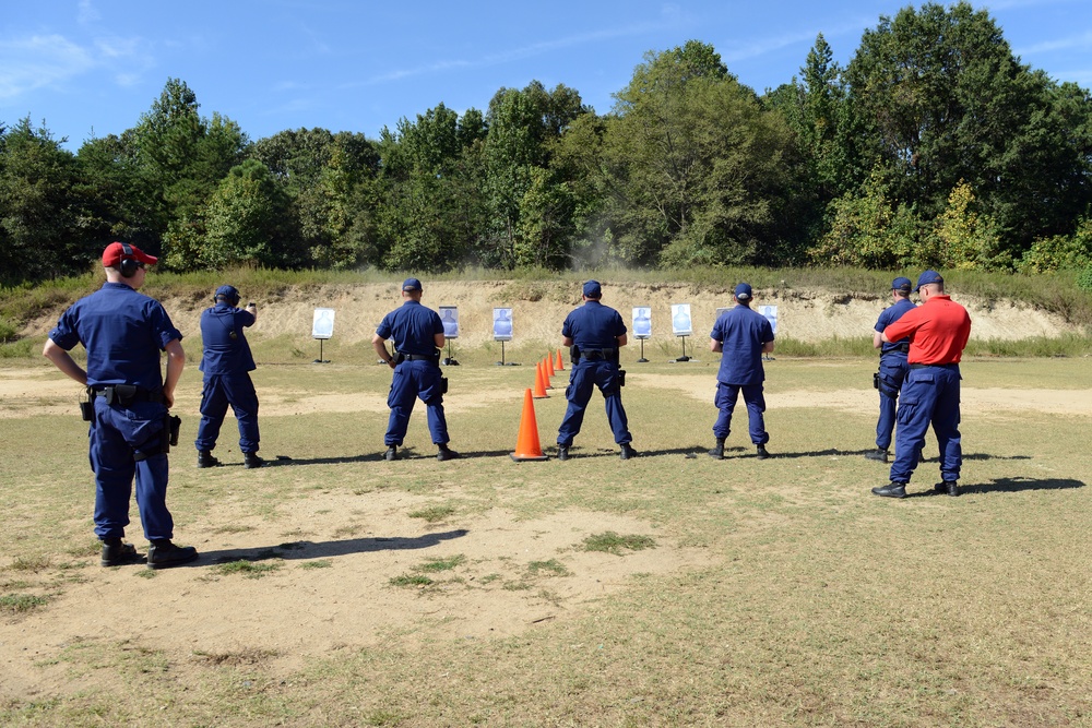 Coast Guardsmen complete weapons qualifications, remain ready for mission