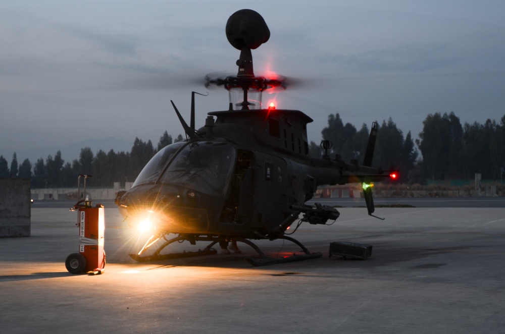 Kiowa at Jalalabad Airfield