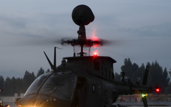 Kiowa at Jalalabad Airfield