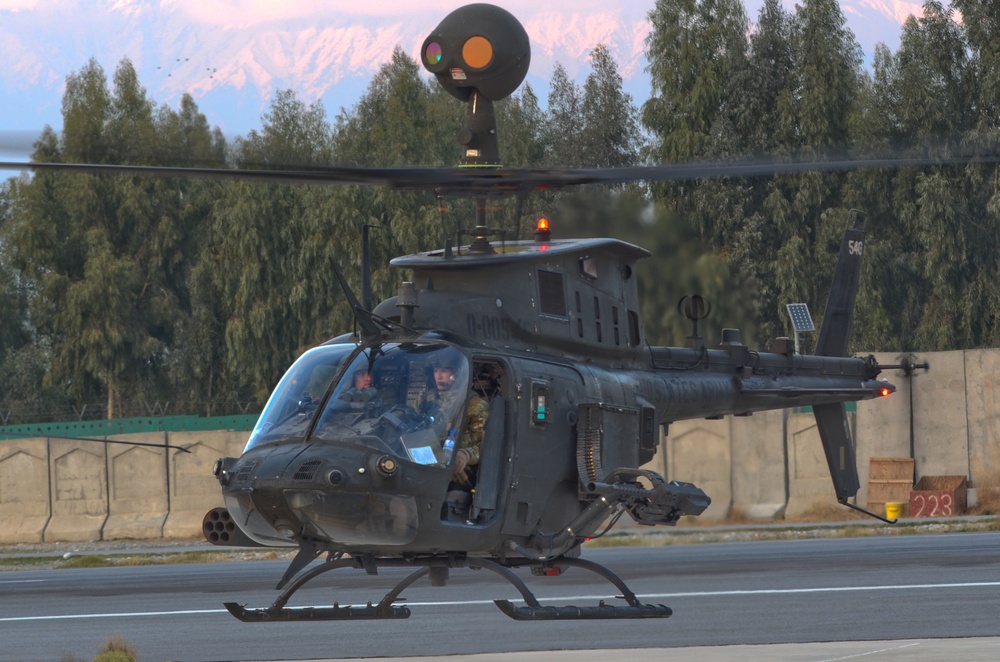 Kiowa at Jalalabad Airfield