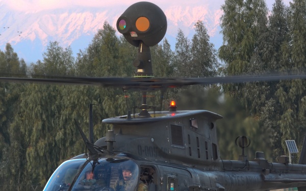 Kiowa at Jalalabad Airfield