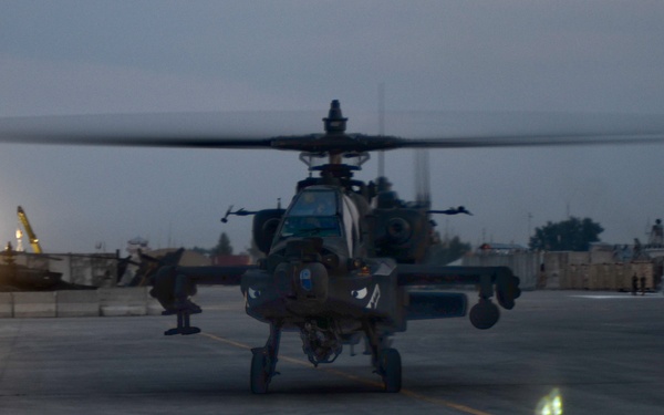 Apache at Jalalabad Airfield