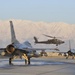 Bagram flight line at dawn