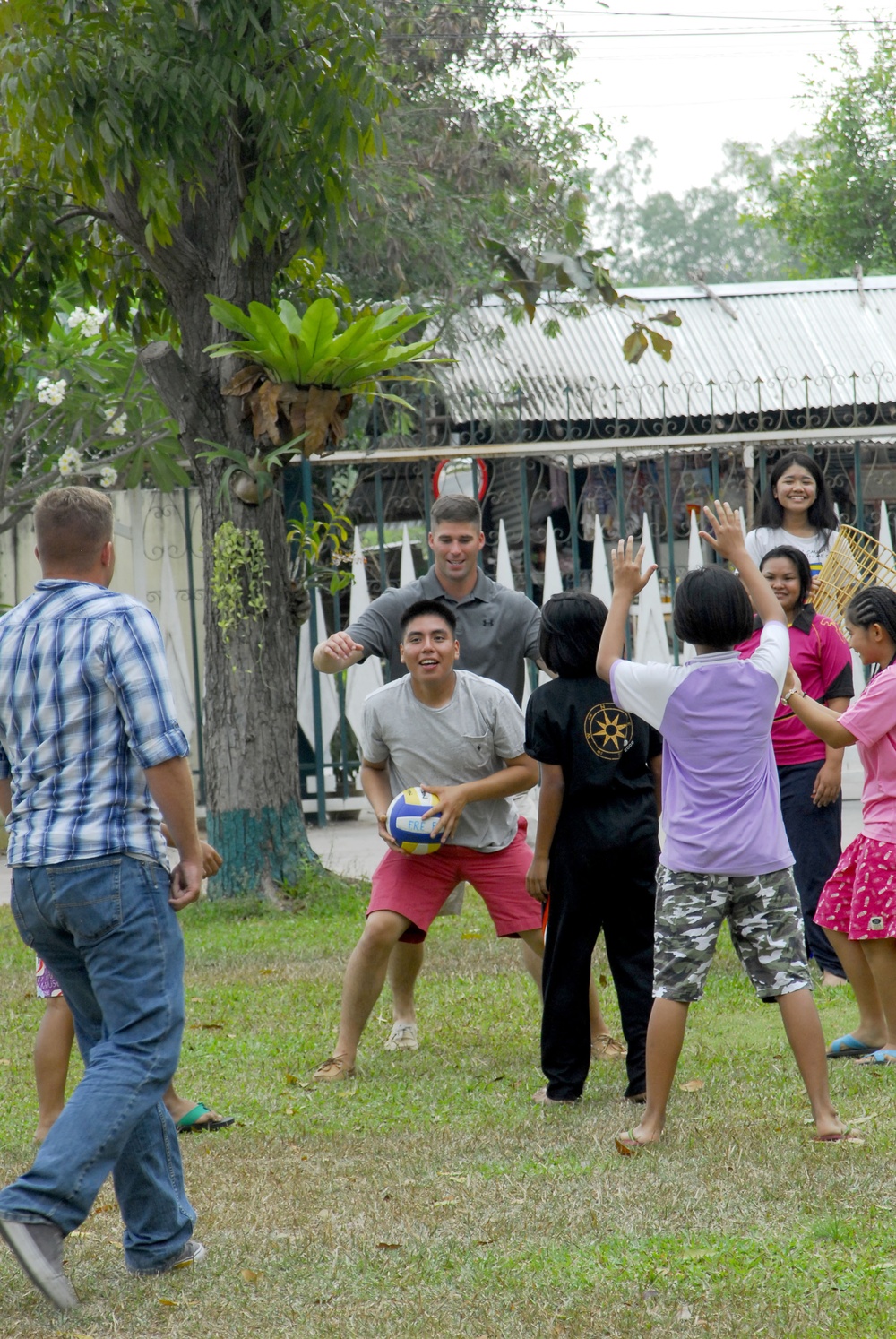 Marines Volunteer in Thailand Community