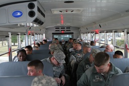 Soldiers headed to the National Training Center for the first time