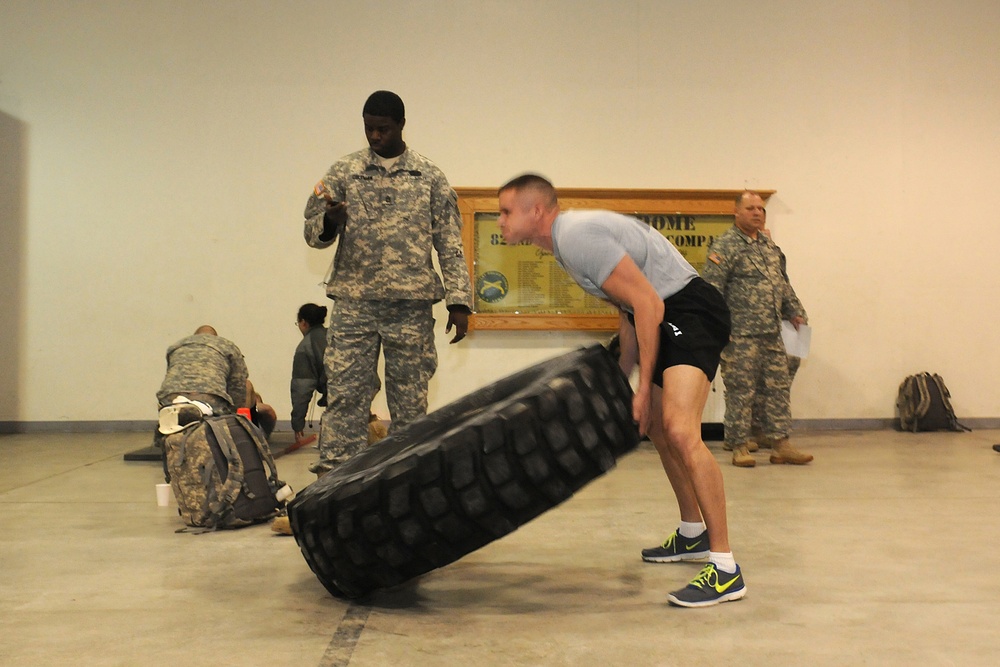 Army Reserve soldiers perform alternate PT challenges at unit’s Best Warrior Competition