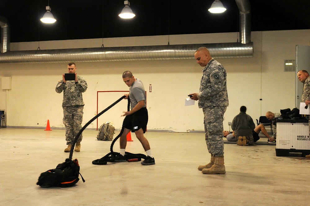 Army Reserve soldiers take on alternate PT challenge at unit’s Best Warrior Competition