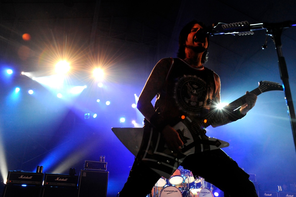 Five Finger Death Punch rocks Kadena Air Base
