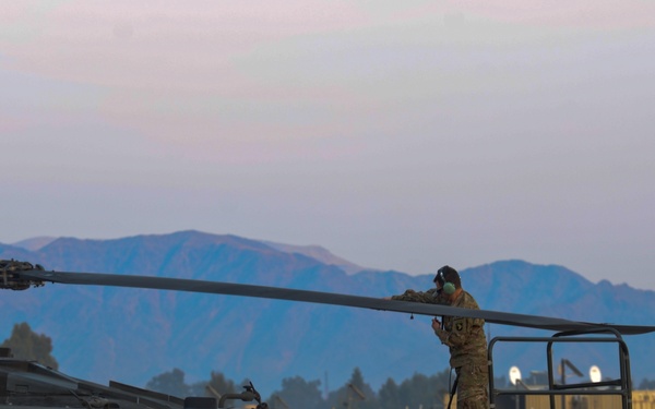 Night Apache maintenance