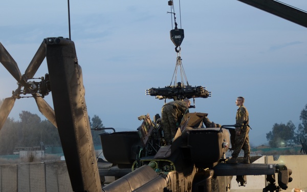 Night Apache maintenance