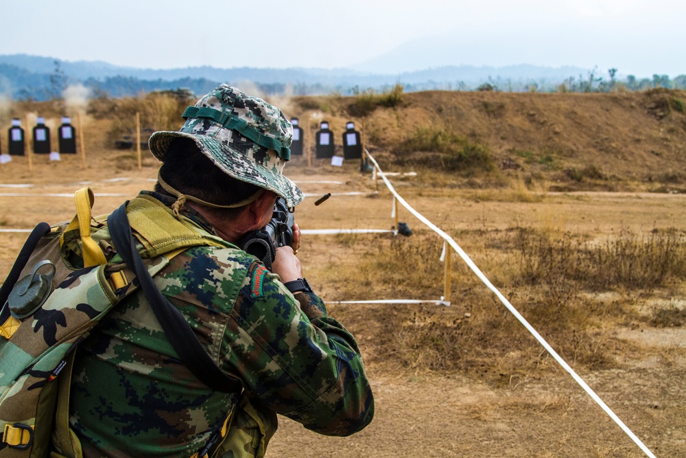 U.S. Marines take aim at improved accuracy alongside Royal Thai Marines