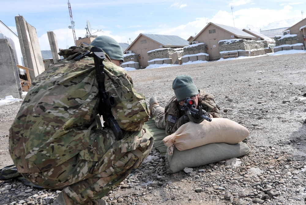 Spartans stay sharp in Afghanistan