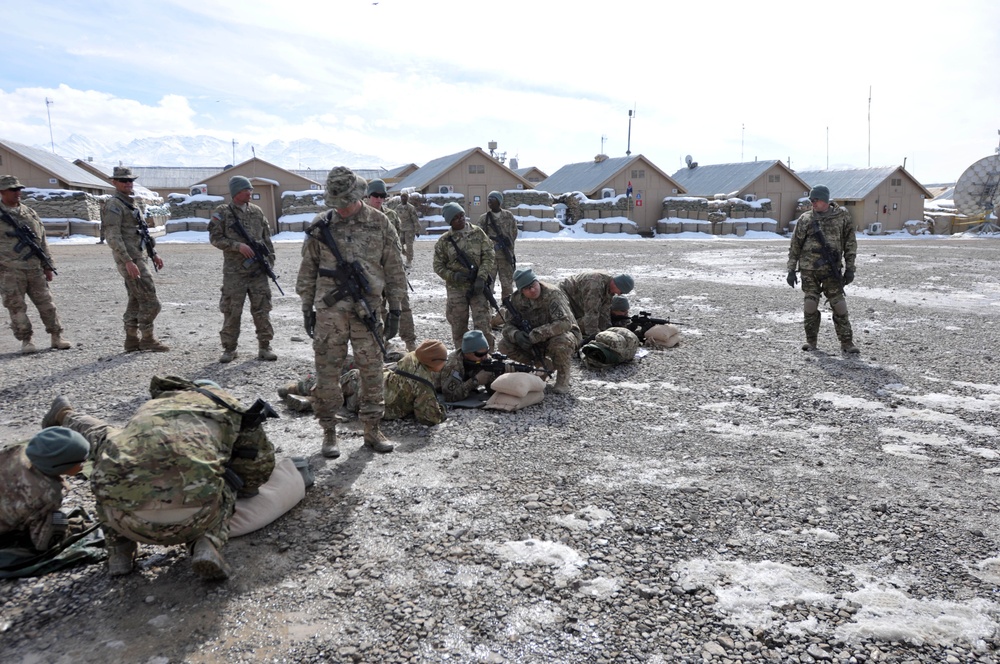 Spartans stay sharp in Afghanistan