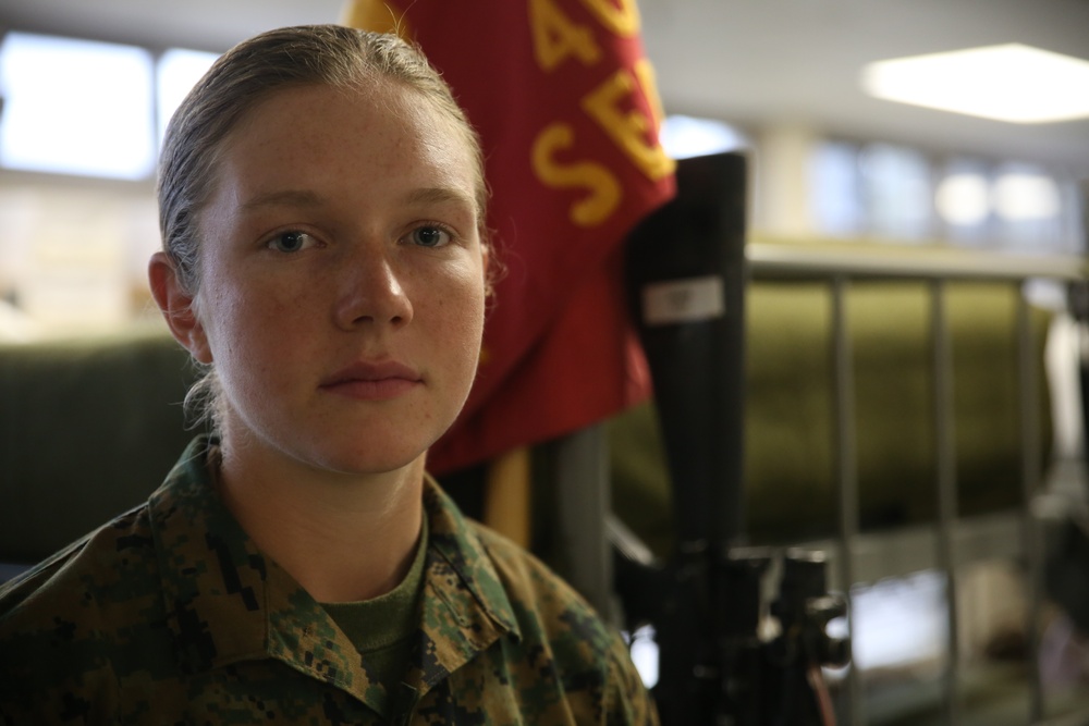 Springfield, Va., native training at Parris Island to become U.S. Marine