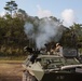 Marines fire LAV-mounted mortars