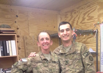Missouri Guardsman serves in Afghanistan with son