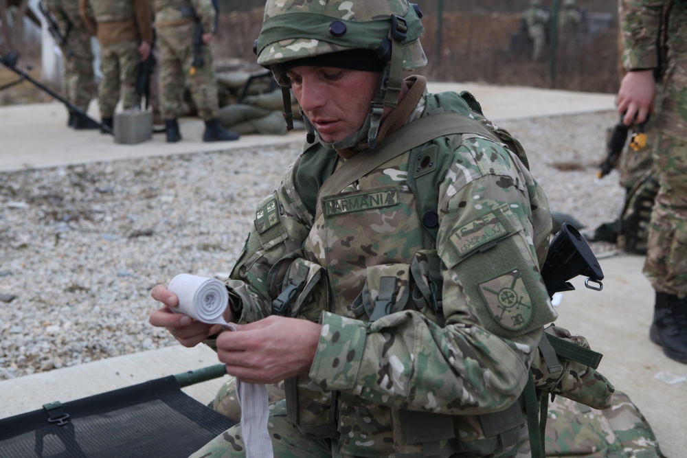 Georgian mission rehearsal exercise