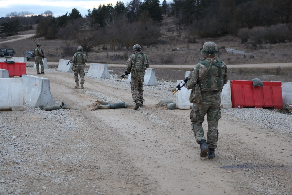 Georgian mission rehearsal exercise