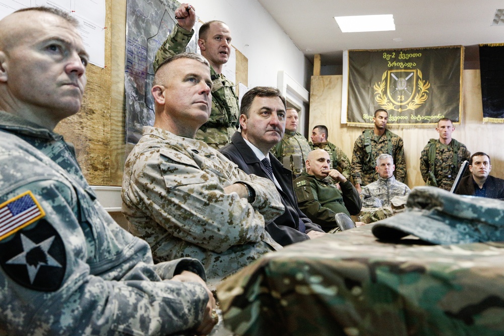 Georgian mission rehearsal exercise