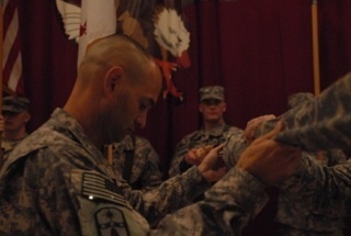 371st Sus. Bde. transfers authority to the 108th Sus. Bde. at Camp Arifjan