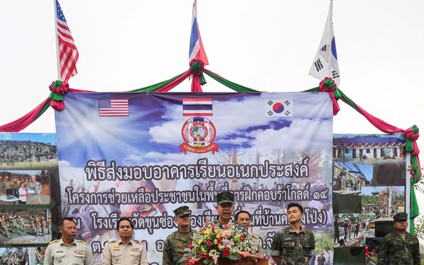 Wat Kung Song school dedication