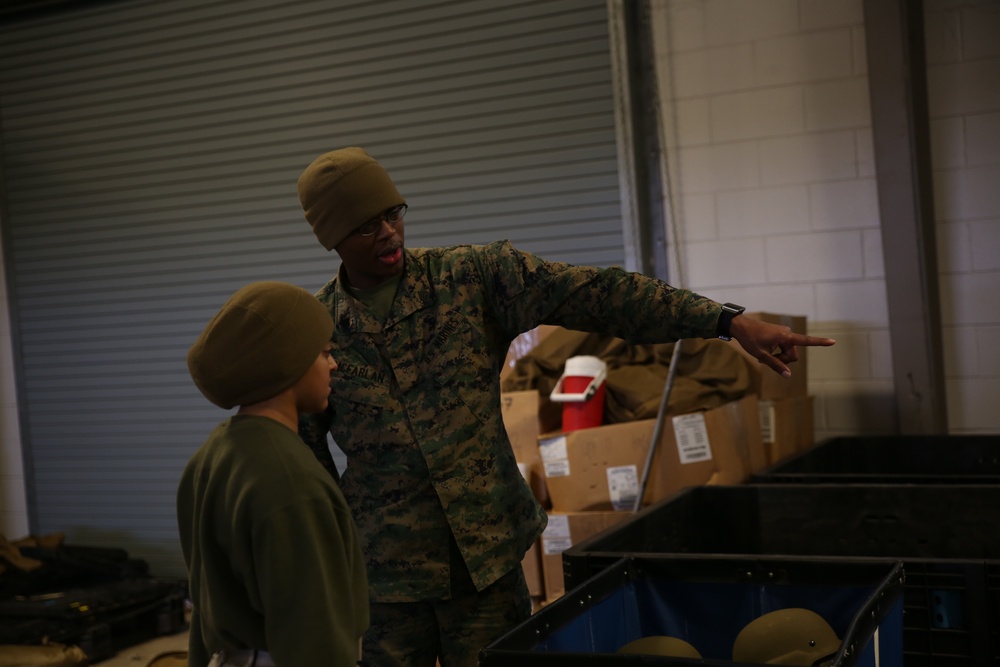 Photo Gallery: Recruits focus on teamwork by helping out around Parris Island