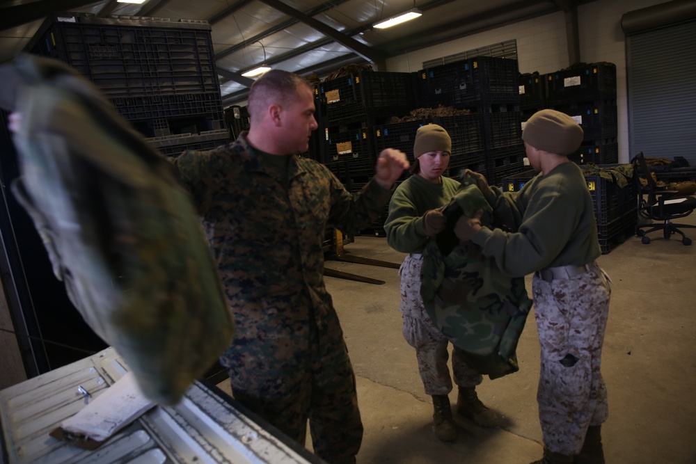 Photo Gallery: Recruits focus on teamwork by helping out around Parris Island