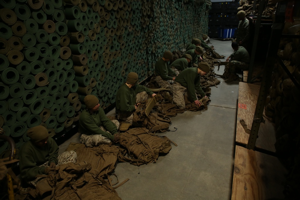 Photo Gallery: Recruits focus on teamwork by helping out around Parris Island