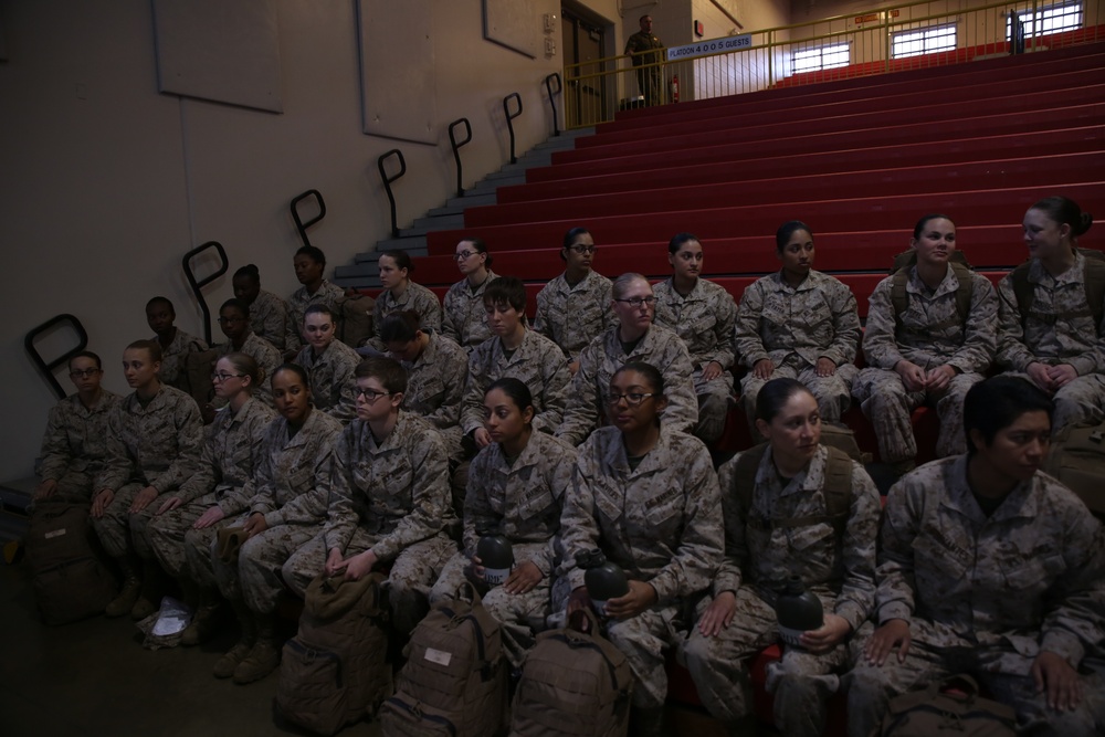 Photo Gallery: Recruits focus on teamwork by helping out around Parris Island