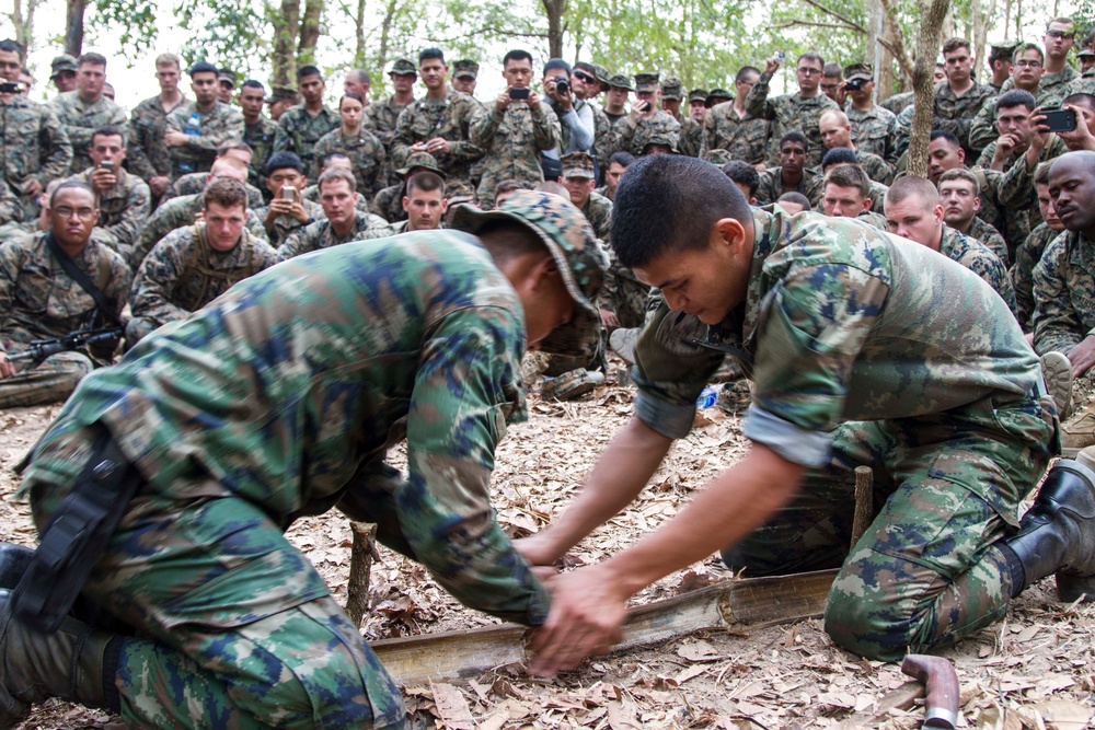 U.S. Marines face fear to survive