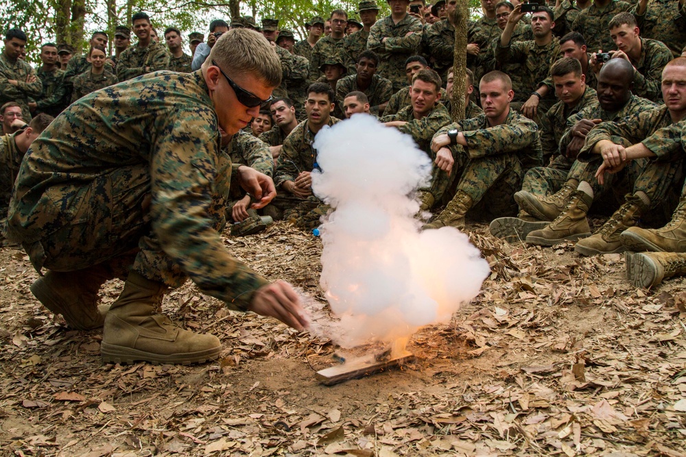 U.S. Marines face fear to survive
