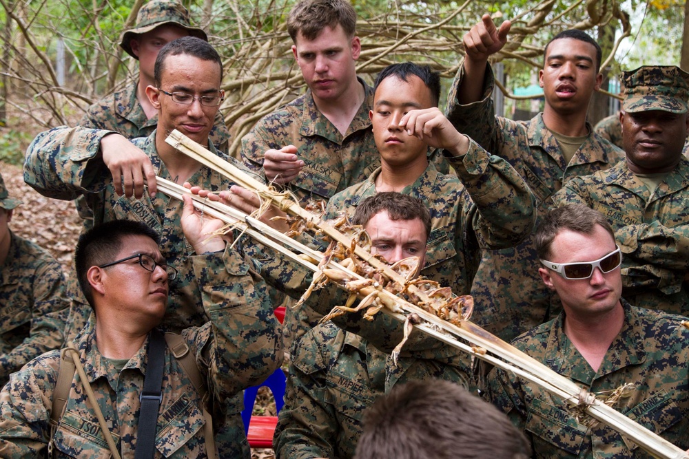 U.S. Marines face fear to survive