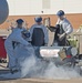 362nd Training Squadron transfers liquid oxygen to an LOX reservoir