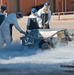 362nd Training Squadron transfers liquid oxygen to an LOX reservoir