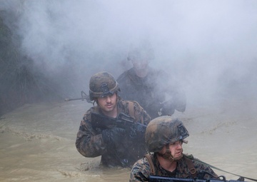 Marines endure trial by water during jungle training