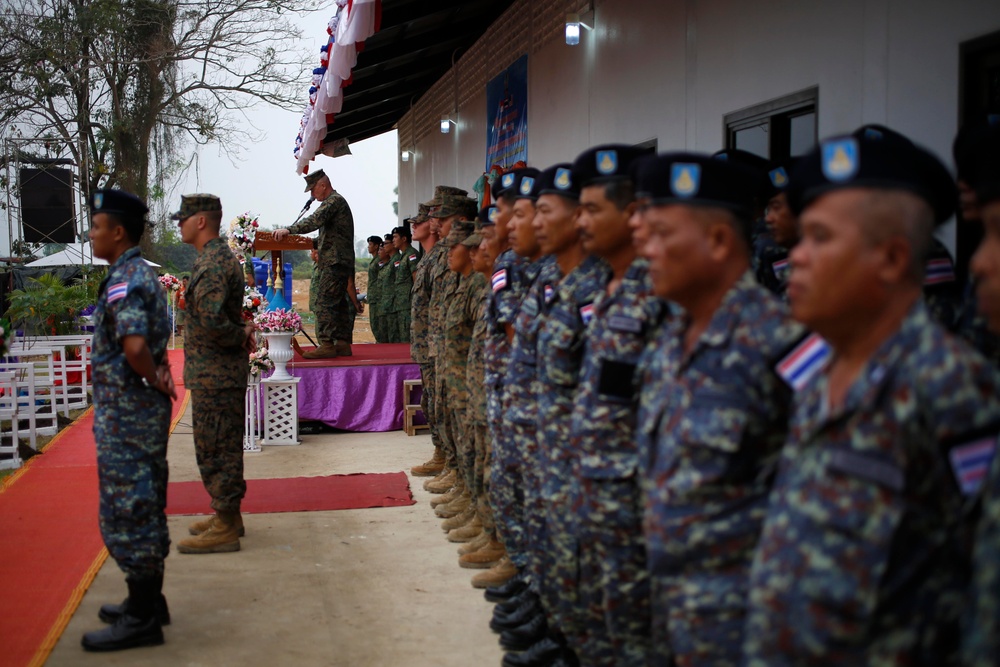 Thai locals, families attend dedication ceremony