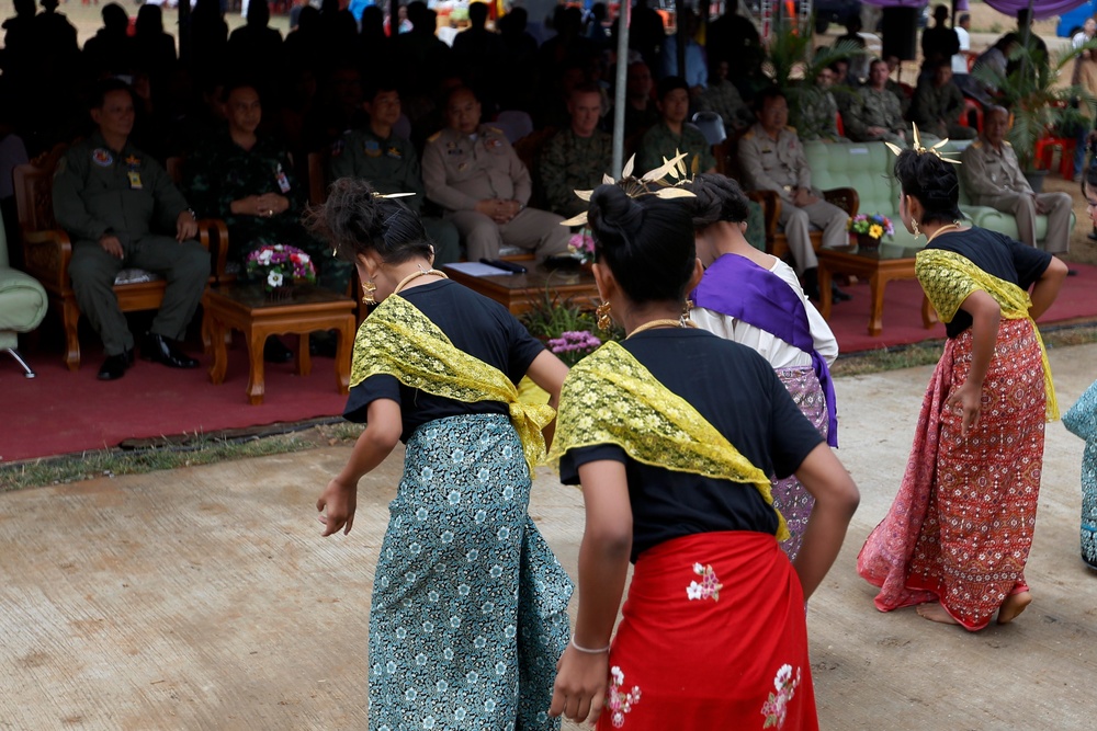 Thai locals, families attend dedication ceremony