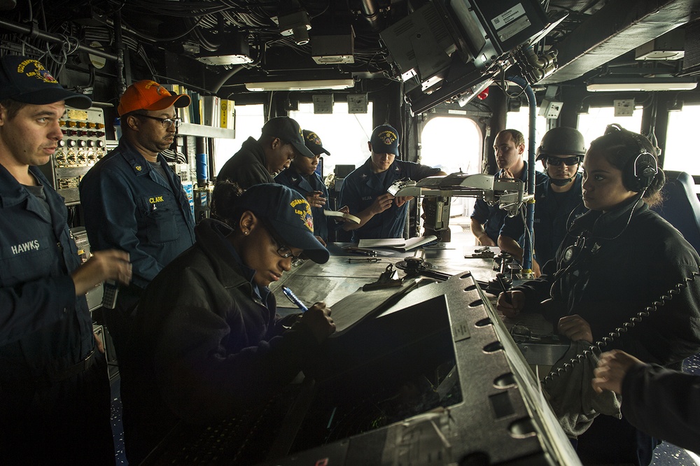 USS Harpers Ferry operations